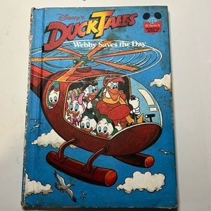 Vintage Disney duck tales webby saves the day book